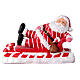 Santa Claus sleigh tree base 35X30X60 cm polycement s1