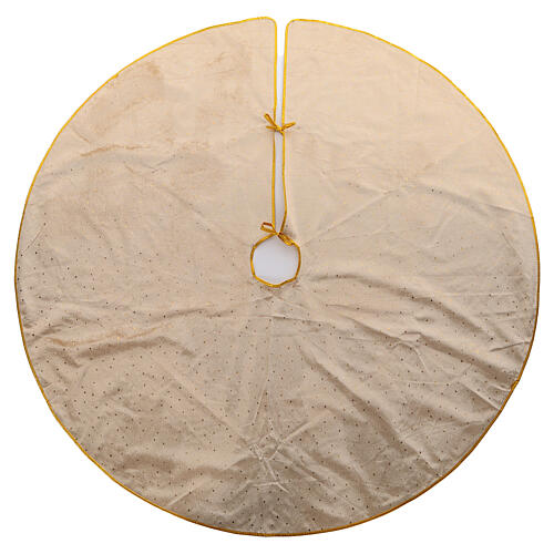 Funda para base color oro para árbol de Navidad diám 120 cm 1