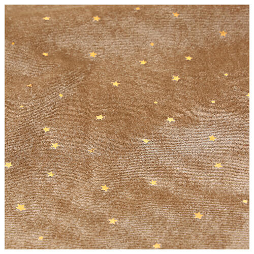 Gold colored base cover for Christmas tree diam 120 cm 4