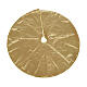 Gold colored base cover for Christmas tree diam 120 cm s2
