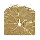 Gold colored base cover for Christmas tree diam 120 cm s4