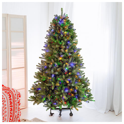 Poly Hubart Christmas tree Grow&Stow with 500 RGB LED lights, 225 cm 2