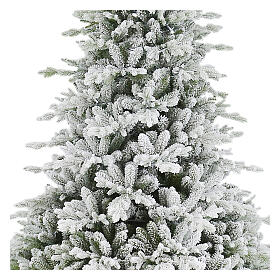 Albero Natale floccato Valnontey 210 cm Winter Woodland