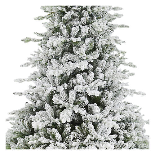 Albero Natale floccato Valnontey 210 cm Winter Woodland 2