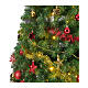 Albero di Natale pop up verde decorato 150 cm s3