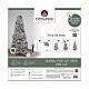 Snow-covered pop up Christmas tree 150 cm s2