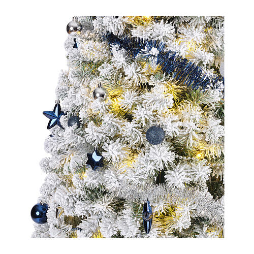 Albero di Natale pop up LED innevato 180 cm 3