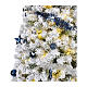 Albero di Natale pop up LED innevato 180 cm s3