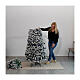 Albero di Natale pop up LED innevato 180 cm s6