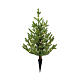 Sapin lumineux pour pot 30 microLEDs 60x40 cm s1