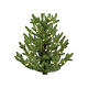 Sapin lumineux pour pot 30 microLEDs 60x40 cm s2