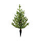 Albero da vaso illuminato 30 microLED 60x40 cm s1
