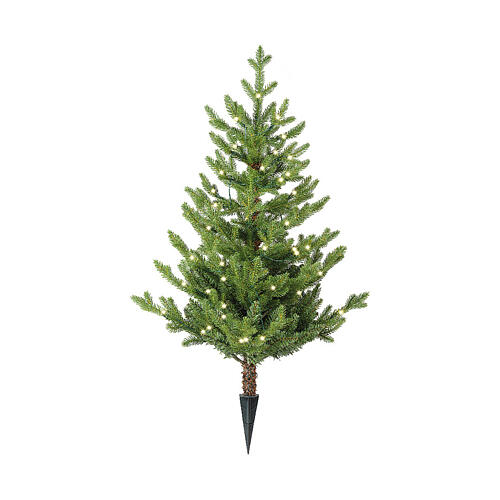 Weihnachtsbaum, künstlich – 90 × 60 cm, mit 60 Micro-LEDs, zum Einsetzen in einen Topf 1