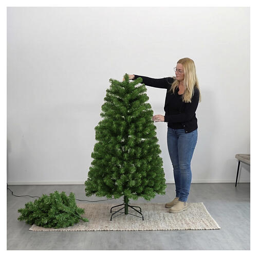 Pop-up Christmas tree of 60 in, green PVC 6