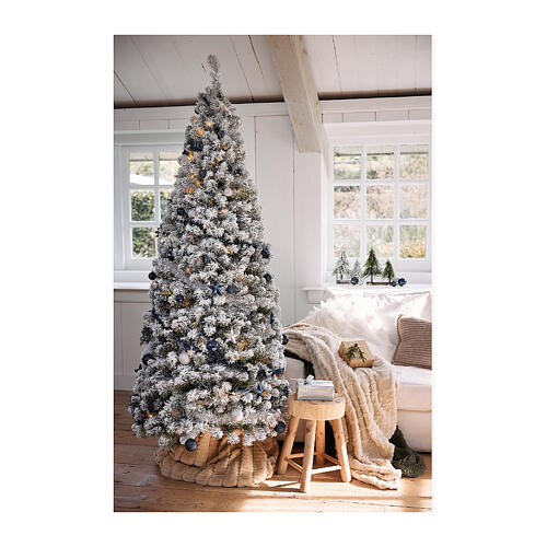 Pop up Christmas tree, 70 in, snowy PVC 8