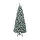 Albero di Natale pop up 180 cm innevato s9