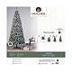 Pop up snowy Christmas tree 210 cm s2