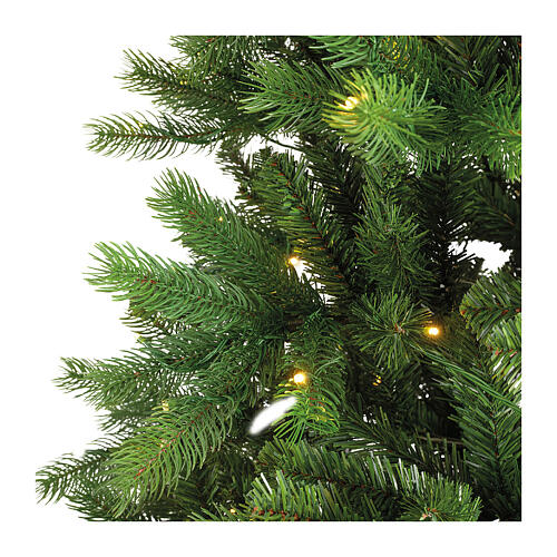 Albero di natale Ottawa 430 LED 210 cm con pannello solare 2