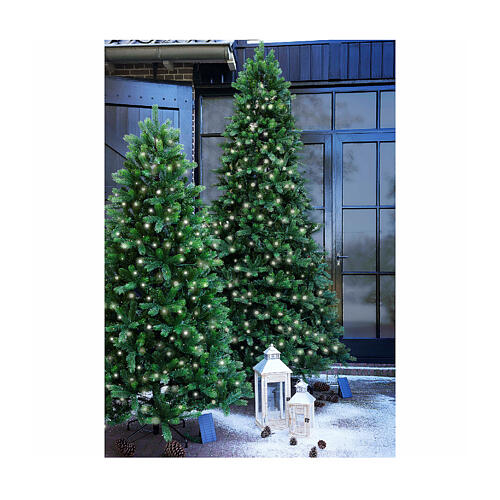 Albero di natale Ottawa 430 LED 210 cm con pannello solare 5