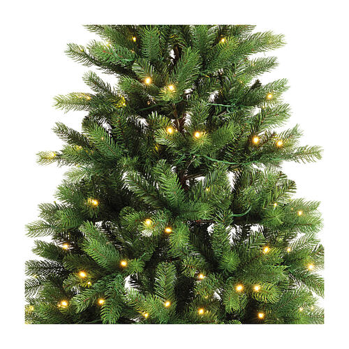 Albero di natale Ottawa 430 LED 210 cm con pannello solare 6