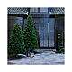 Albero di natale Ottawa 430 LED 210 cm con pannello solare s7
