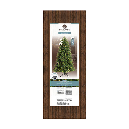 Sapin de Noël Ottowa panneau solaire 850 LEDs 300 cm 8