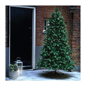 Illuminated Ottowa Christmas Tree with Solar Panel 850 LED 300 cm