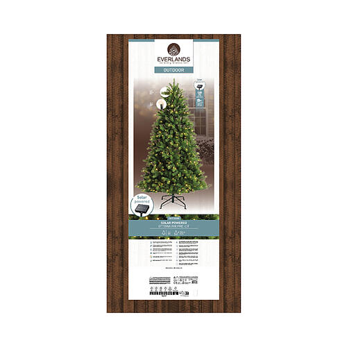 Illuminated Ottowa Christmas Tree with Solar Panel 850 LED 300 cm 9