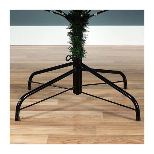 Sapin de Noël vert 210 cm PVC 5