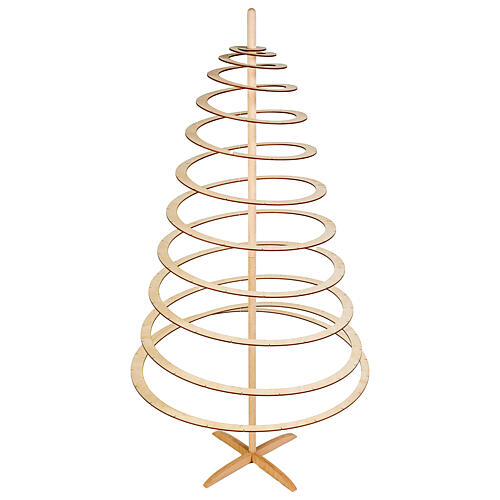Albero Natale SPIRA Big legno 235 cm 1
