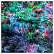 Flocked Christmas tree Pine, 2200 RGB LED lights, 180 cm, poly s5