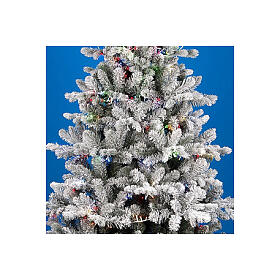 Christmas tree "Pine", 3200 RGB LED lights, 210 cm, flocked poly