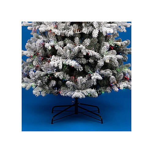 Christmas tree "Pine", 3200 RGB LED lights, 210 cm, flocked poly 3