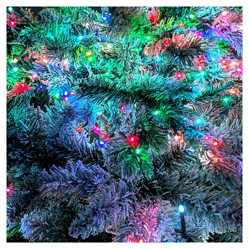 Christmas tree "Pine", 3200 RGB LED lights, 210 cm, flocked poly 5