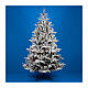 Christmas tree "Pine", 3200 RGB LED lights, 210 cm, flocked poly s1