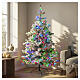 Albero Natale Pine RGB 210 cm 3200 LED floccato poly s1