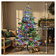 Albero Natale Pine RGB 210 cm 3200 LED floccato poly s3