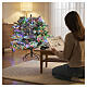 Pine RGB Christmas tree 210 cm 3200 LED flocked poly s5