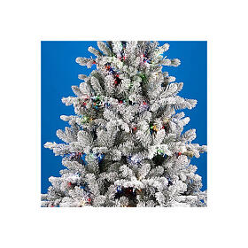 Flocked "Pine" Christmas tree, 4400 RGB LED lights, 240 cm, poly