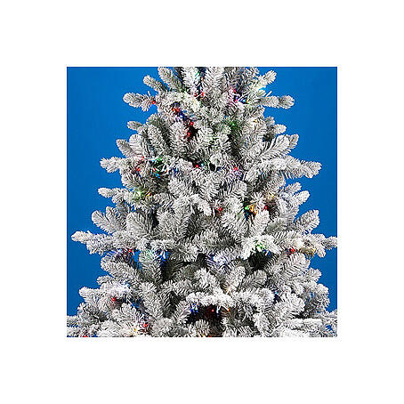 Flocked "Pine" Christmas tree, 4400 RGB LED lights, 240 cm, poly 2