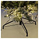 Albero Natale Pine WW 210 cm floccato 3200 LED bianco caldo giochi luce poly s8