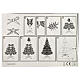 Albero Natale Pine WW 210 cm floccato 3200 LED bianco caldo giochi luce poly s9