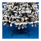 Christmas tree Pine WW 210 cm flocked 3200 LED warm white poly light effects s3