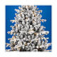 Flocked Christmas tree "Pine", 180 cm, 350 warm white LEDs s2