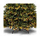 Albero Natale Louvre verde 3200 LED bianco caldo giochi luce 210 cm poly s3