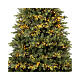 Green Louvre Christmas tree, poly, 4700 warm white LEDs, light plays, 240 cm s2