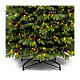 Albero Natale Green prelit 500 LED bianco caldo 210 cm pigne rimovibili poly s6