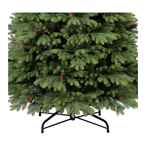 Sapin Noël Green 210 cm vert pommes de pin amovibles poly 3