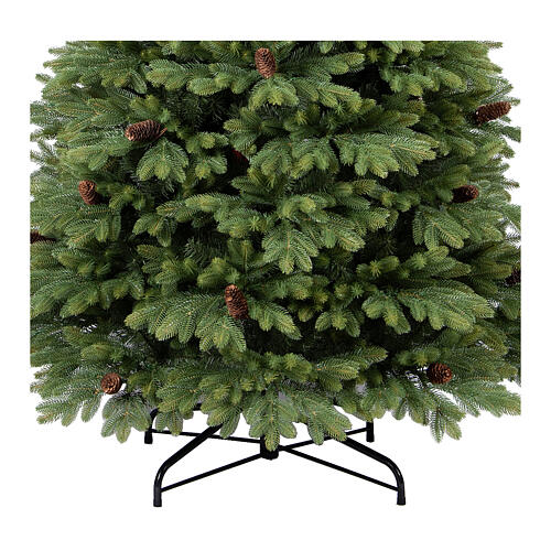 Sapin Noël Green pommes de pin amovibles 240 cm vert poly 3