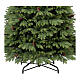 Green Christmas tree with removable pine cones 240 cm green poly s3